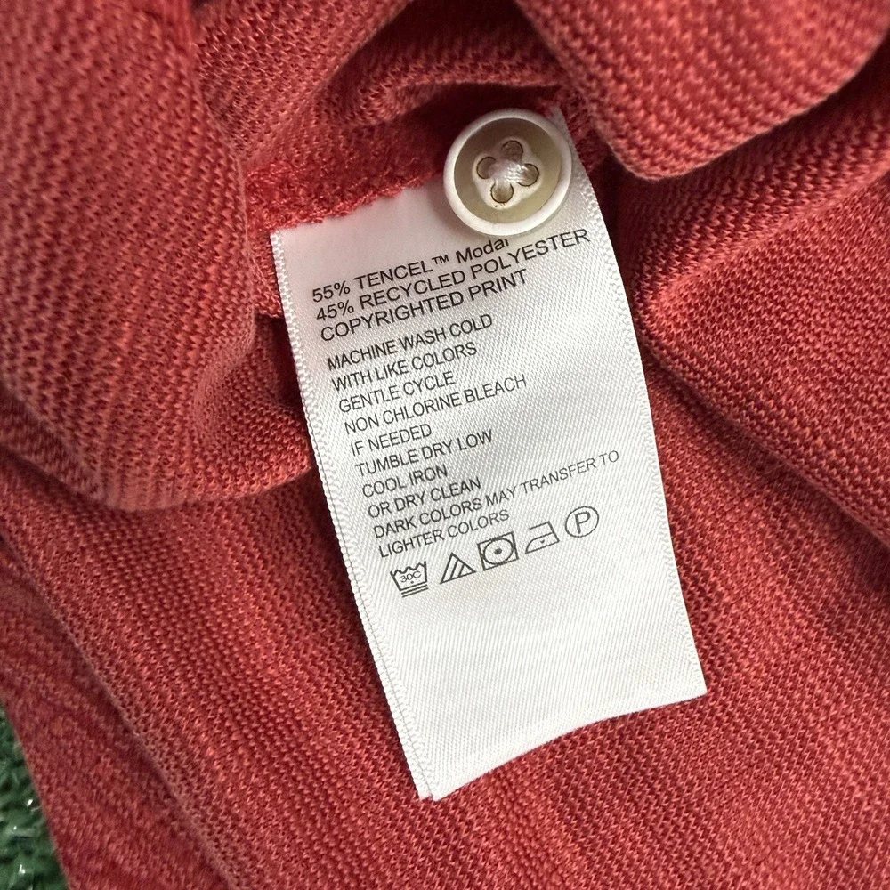 Tommy Bahama Arkansas Razorbacks Men's Polo Shirt Size 2XL Red Tencel